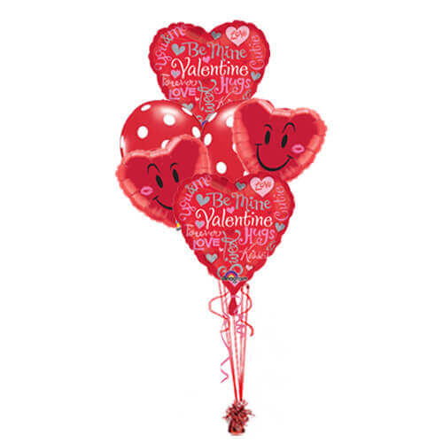 Party Balloons Valentine Face Balloons Bouquet 