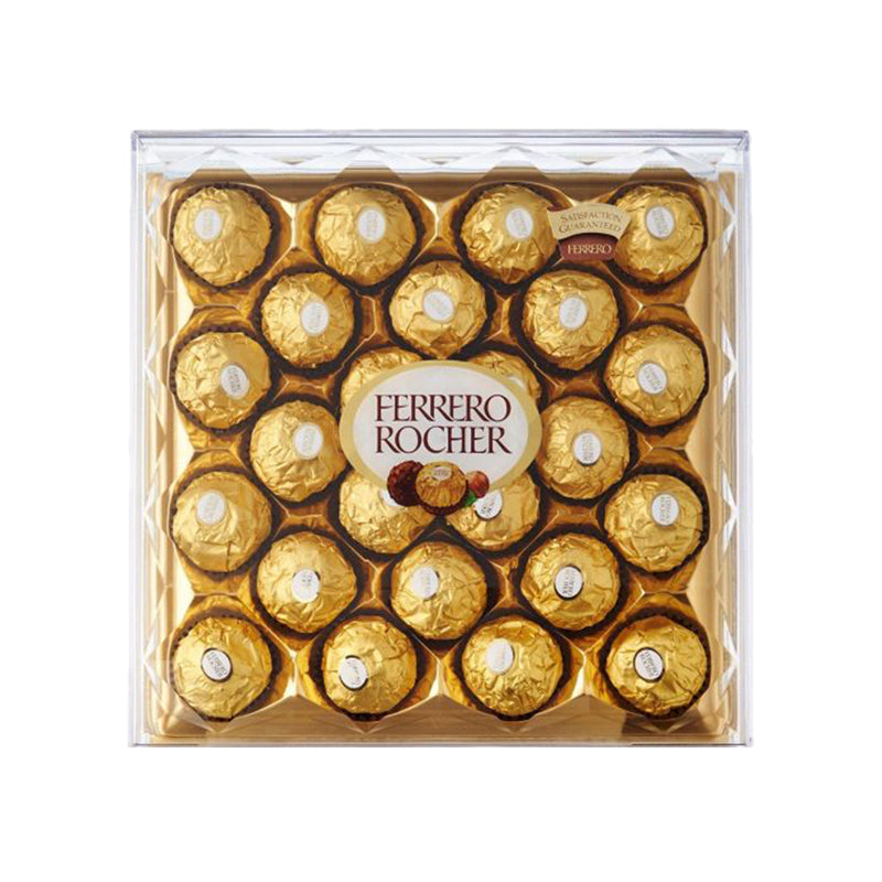 FINE HAZELNUT CHOCOLATES, CHOCOLATE GIFT BOX, 24 COUNT, 10.6 OZ