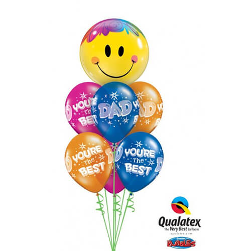 Party Balloon Your The Best Dad Balloons Bouquet