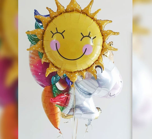 Food Theme SunSHine Sun Balloon Bouquet