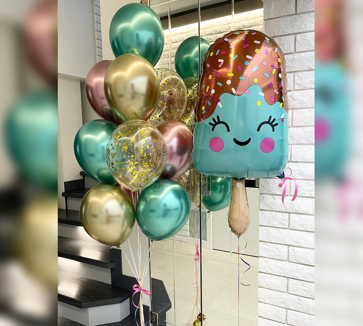 Food Theme Ice-Cream Balloon Bouquet