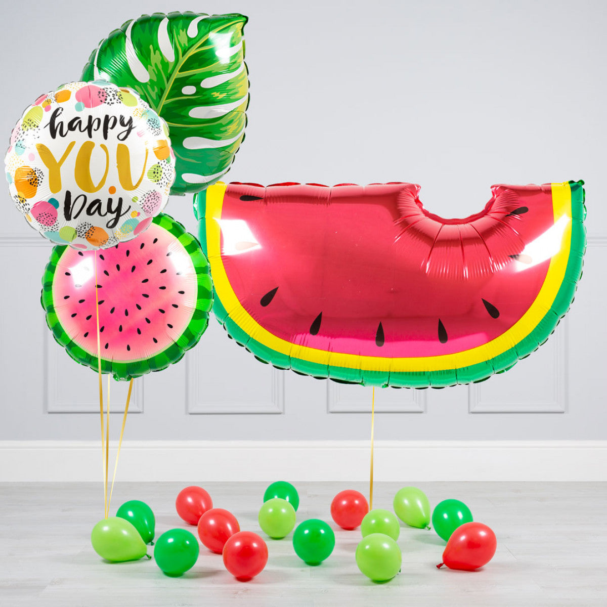 Happy You Day Watermelon Theme Balloon Bouquet
