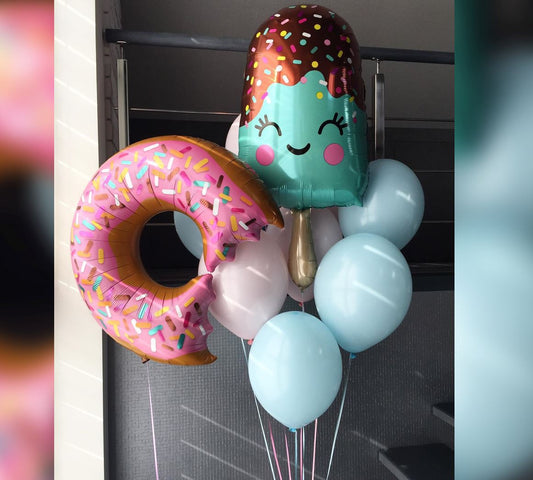 Food Theme Balloon Bunch