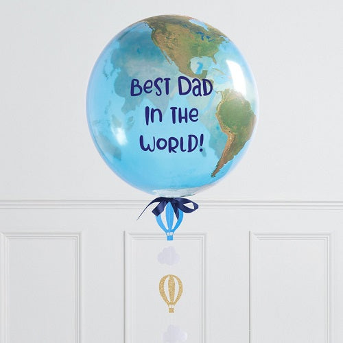 Best Dad in the world  Balloons Bouquet