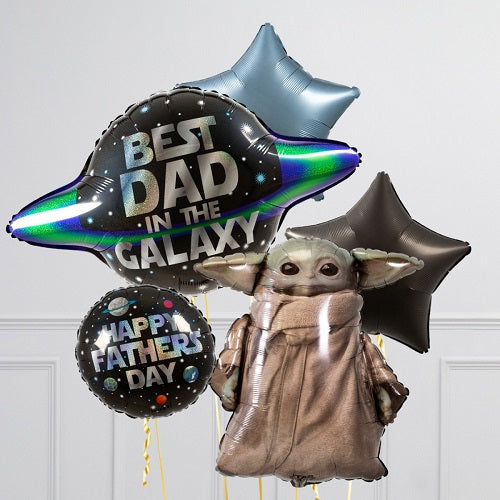 BEST dad in the galaxy balloons bouquet