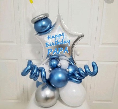 Happy Father's Day Papa Balloons Bouquet