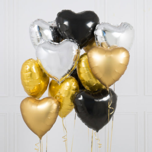 Party Balloon Father's Day Glam &amp; Glitzy Hearts