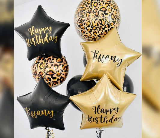 HBD Stars And ORBz Balloon Bouquet