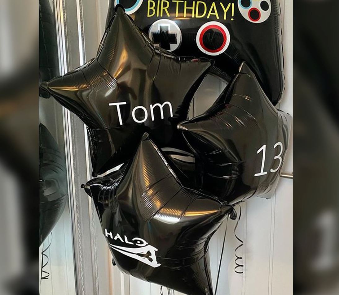 HBD Game And Star Theme Balloon Bouquet