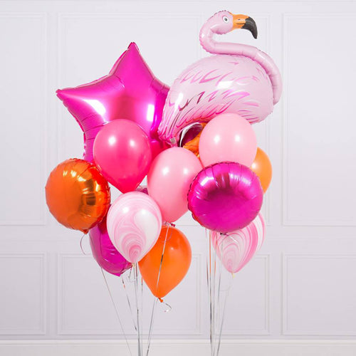 Party Balloon Flamingo Balloons Bouquet