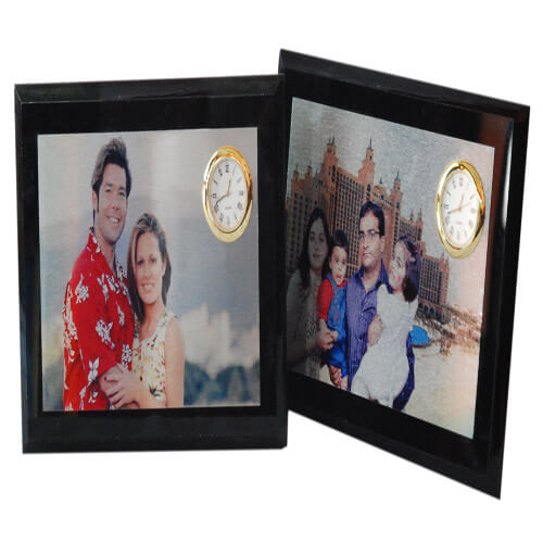 Fusion Personalized - Metal Tile With Clock