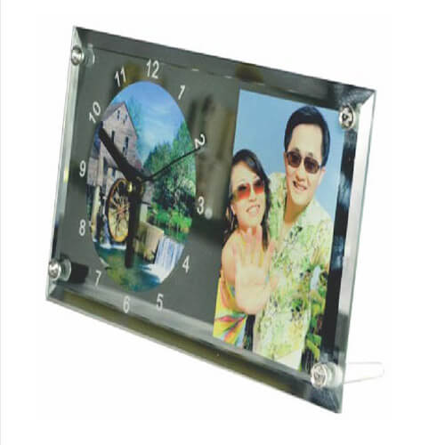 Fusion Personalized - Photo Frame Glass Clock