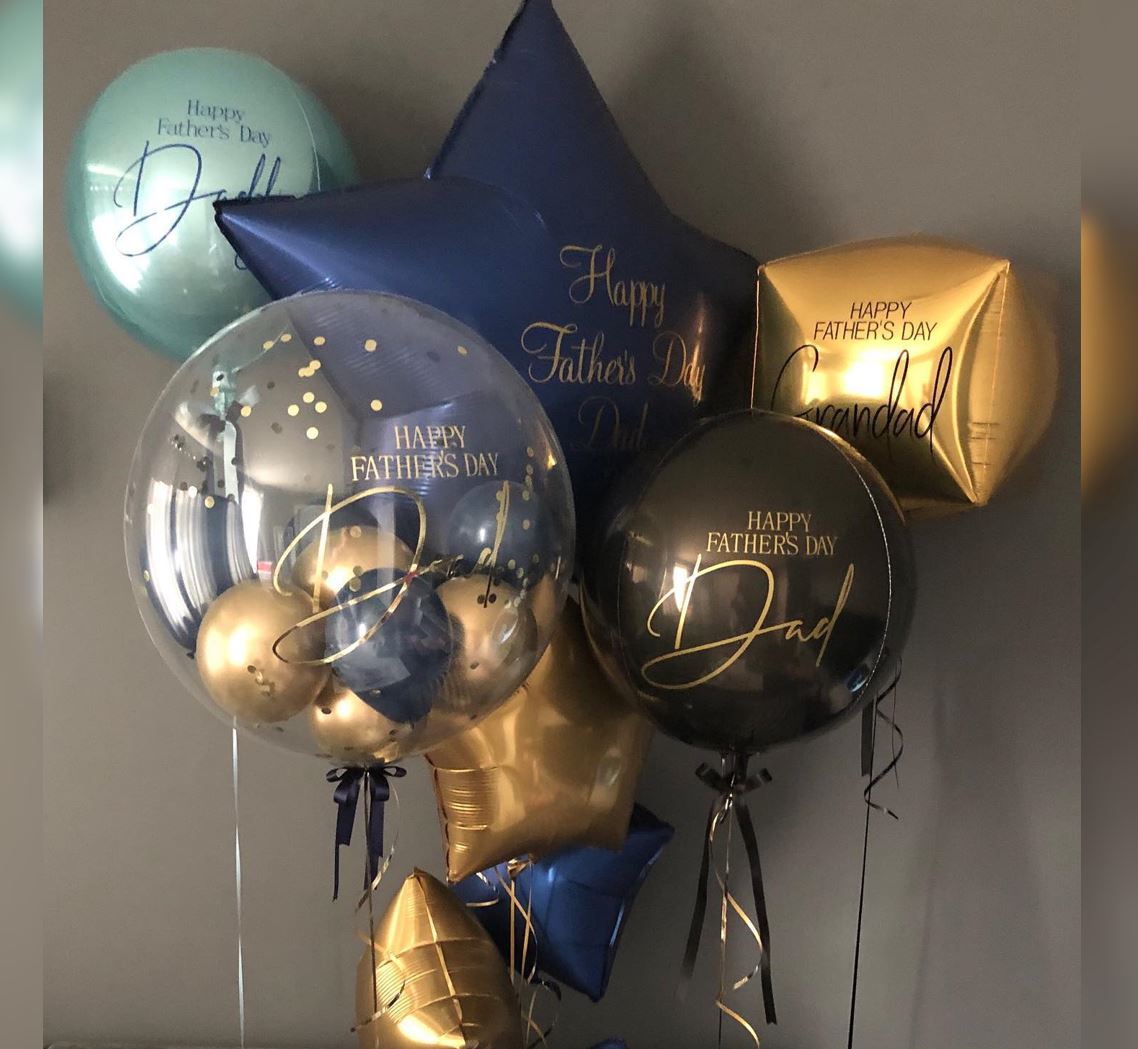 Happy Father's Personalised Balloon Bunches