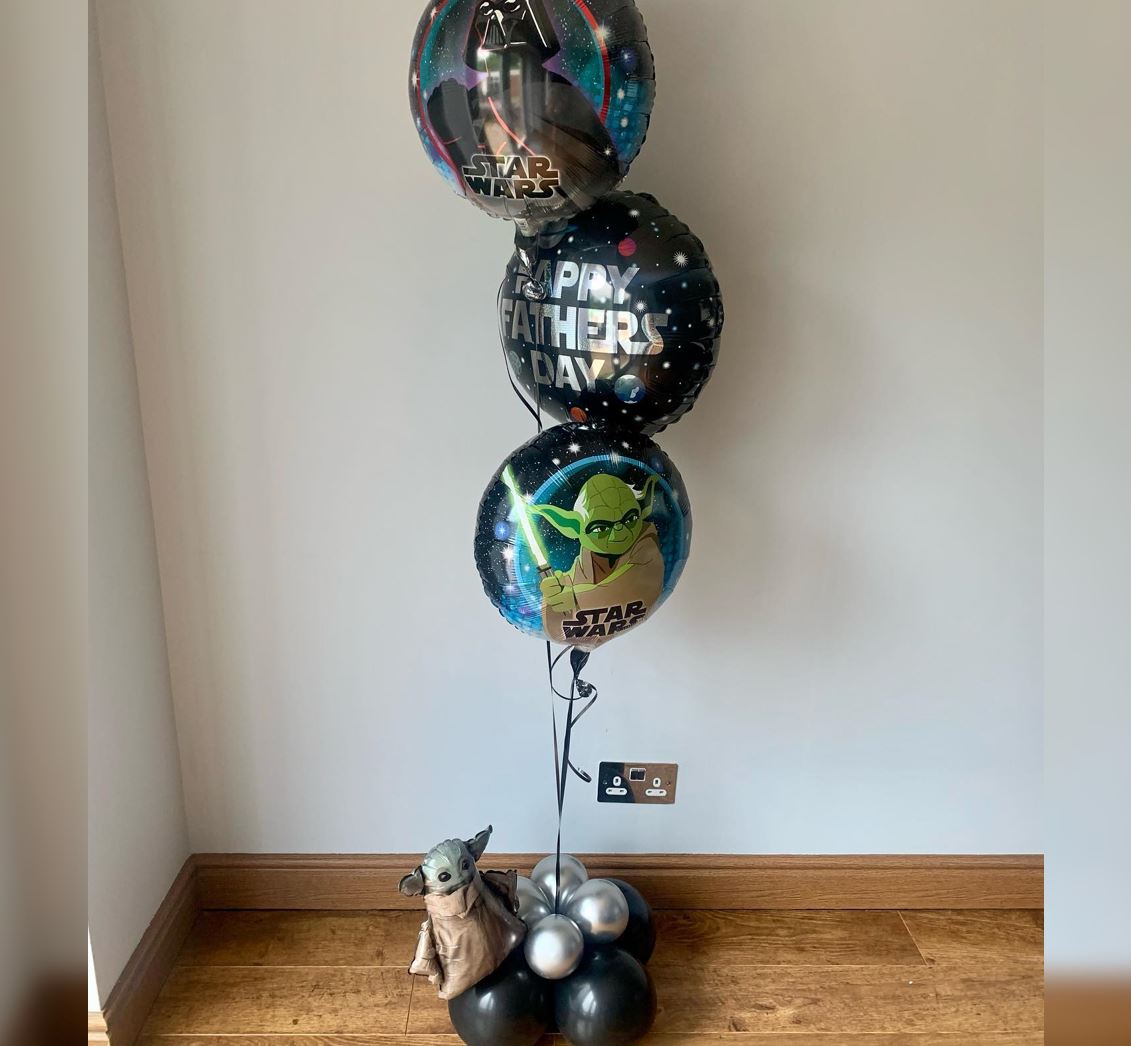 Star War Theme Father's Day Balloon BOuquet