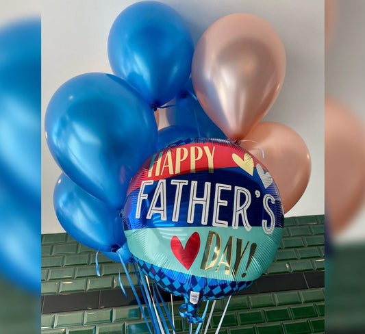 Stripes & Argiled Father's Day Balloon Bouquet