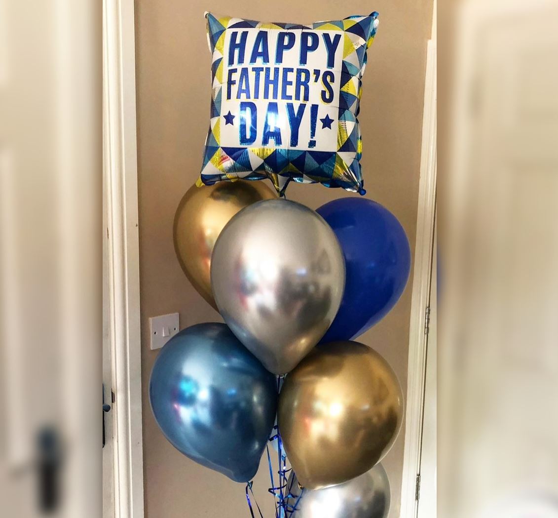 HFD Chrome Balloons Bunch