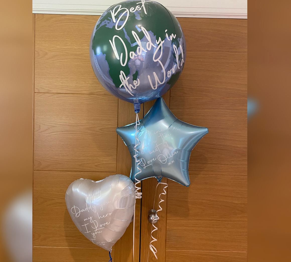Planet Earth Father's Day Balloon Bouquet