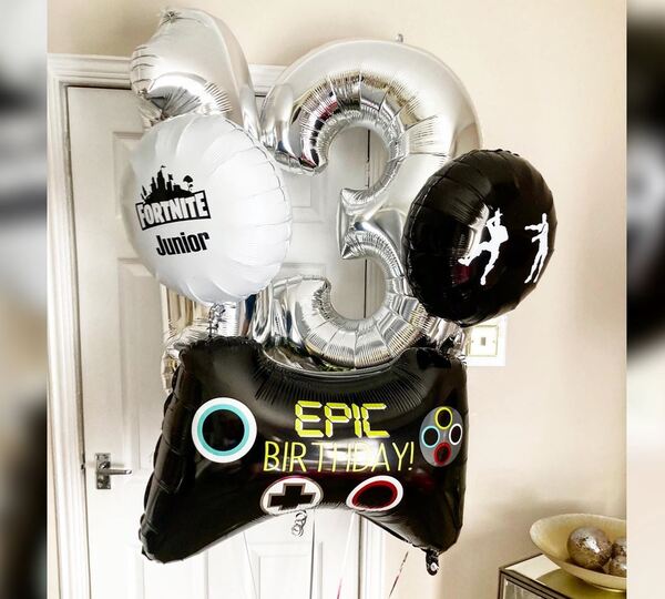 13th Birthday Fortnite Balloon Bouquet