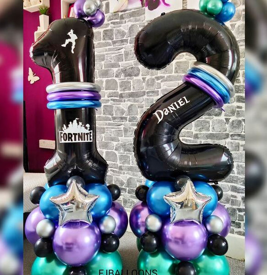 12th Birthday Fortnite Balloon Bouquet