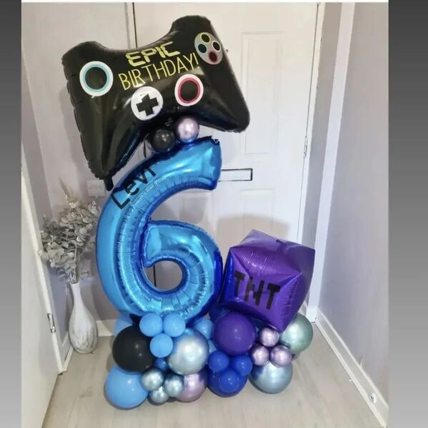 6th Birthday EPIC Cluster Balloon Bouquet