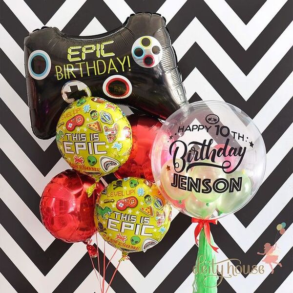 EPIC Birthday Bubble Balloon Bouquet