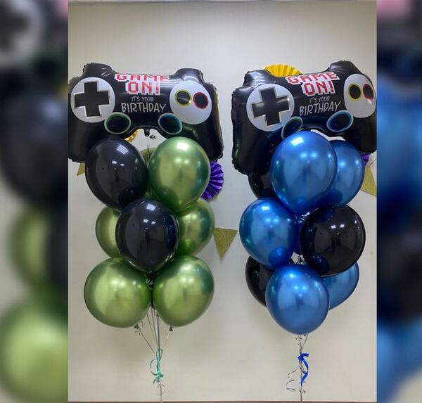 Game On Theme Balloon Bunch