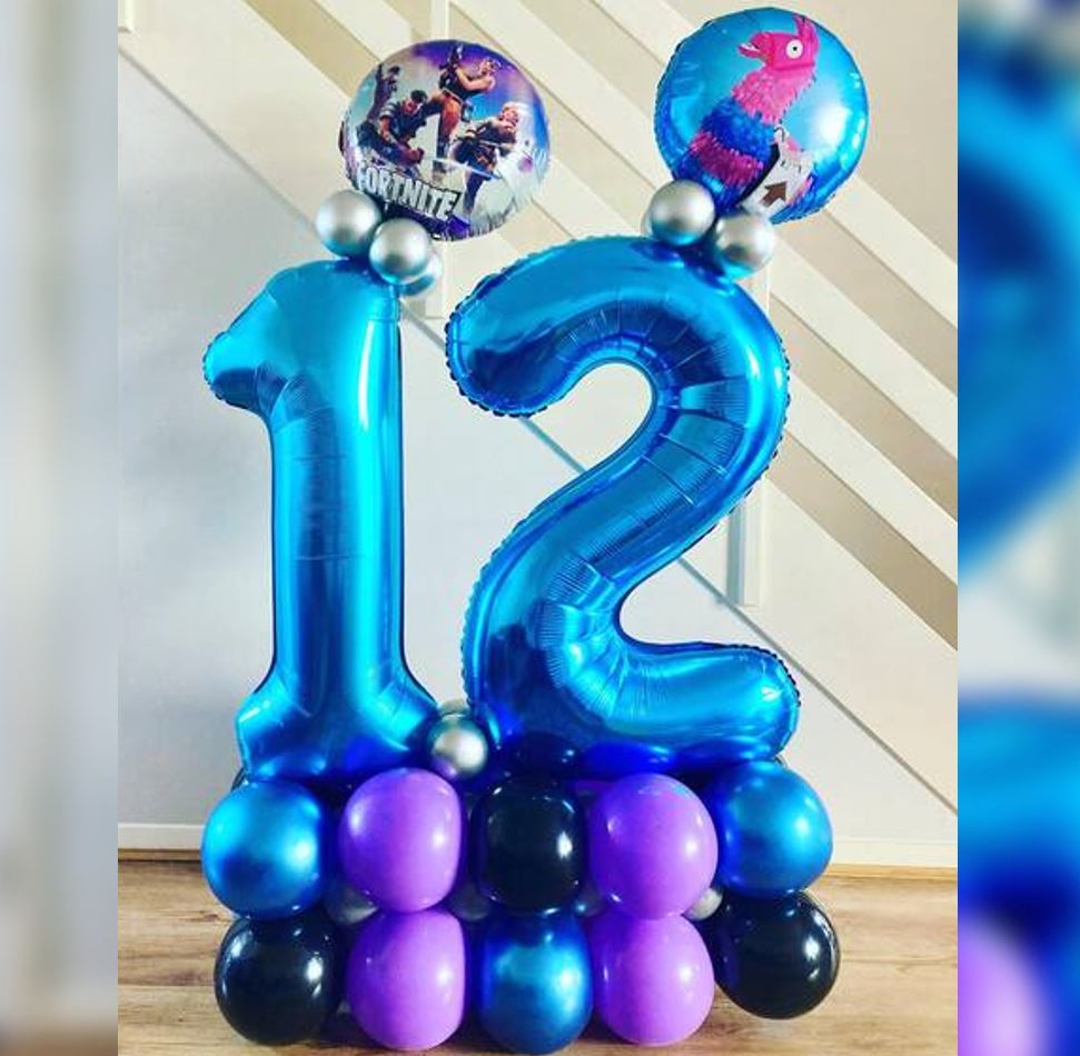 12th HBD Fortnite Balloon Bouquet