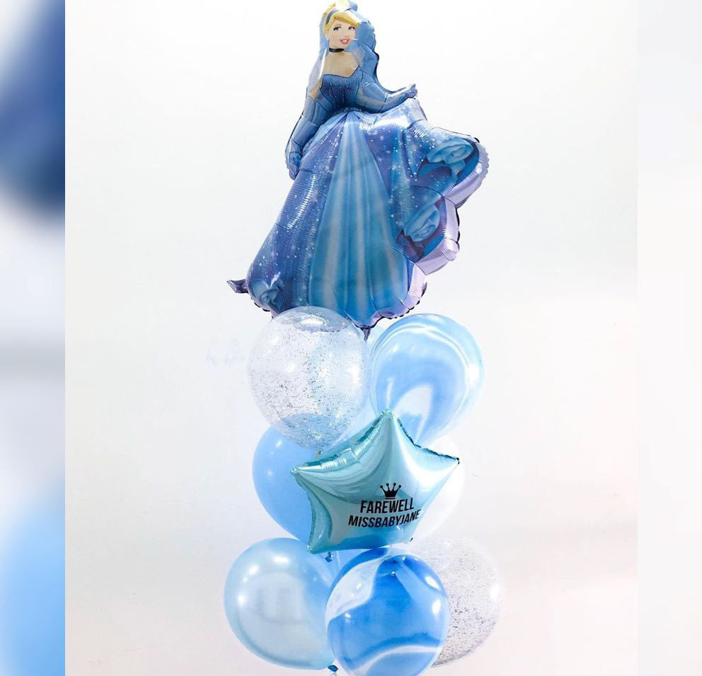 Farewell Theme Princess Balloon Bouquet