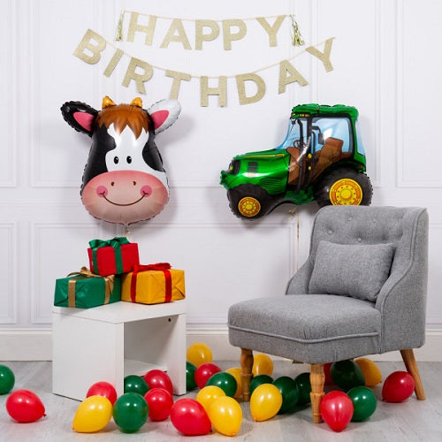 Party Balloon Birthday Farm Theme Animal Foil Helium Balloons Bouquet-37