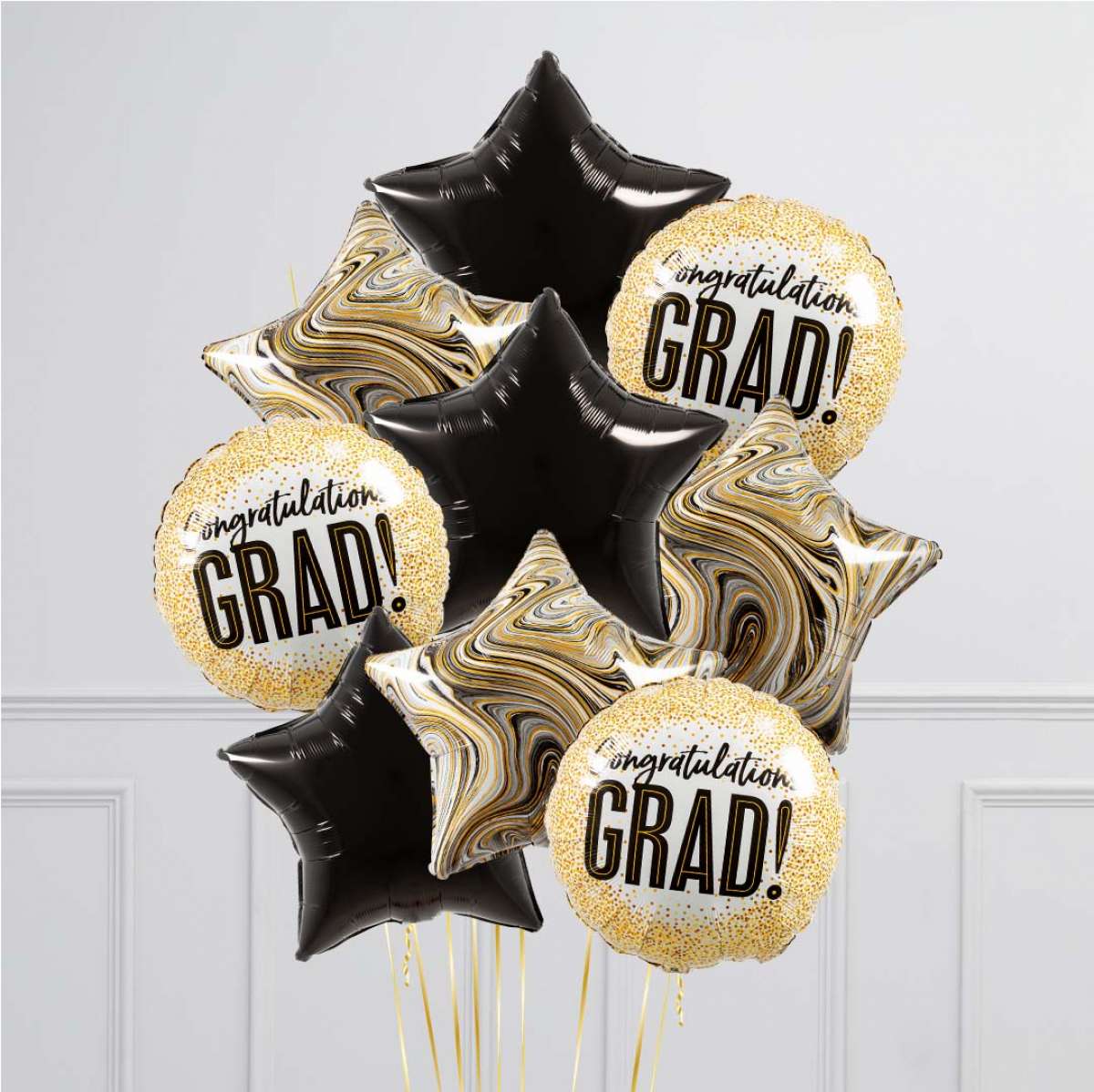 Graduation Helium Balloon Bouquet 12