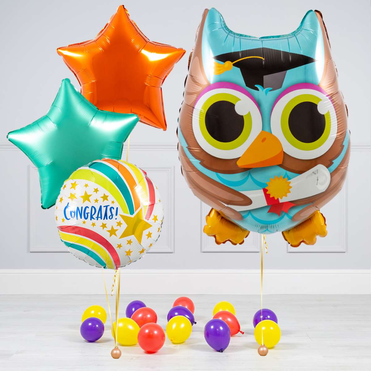 Graduation Helium Balloon Bouquet 15
