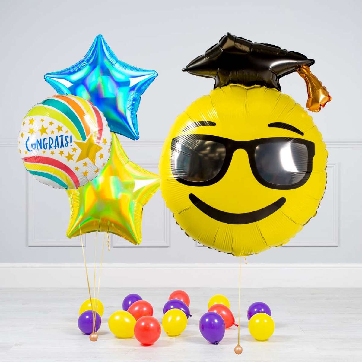 Graduation Helium Balloon Bouquet 16