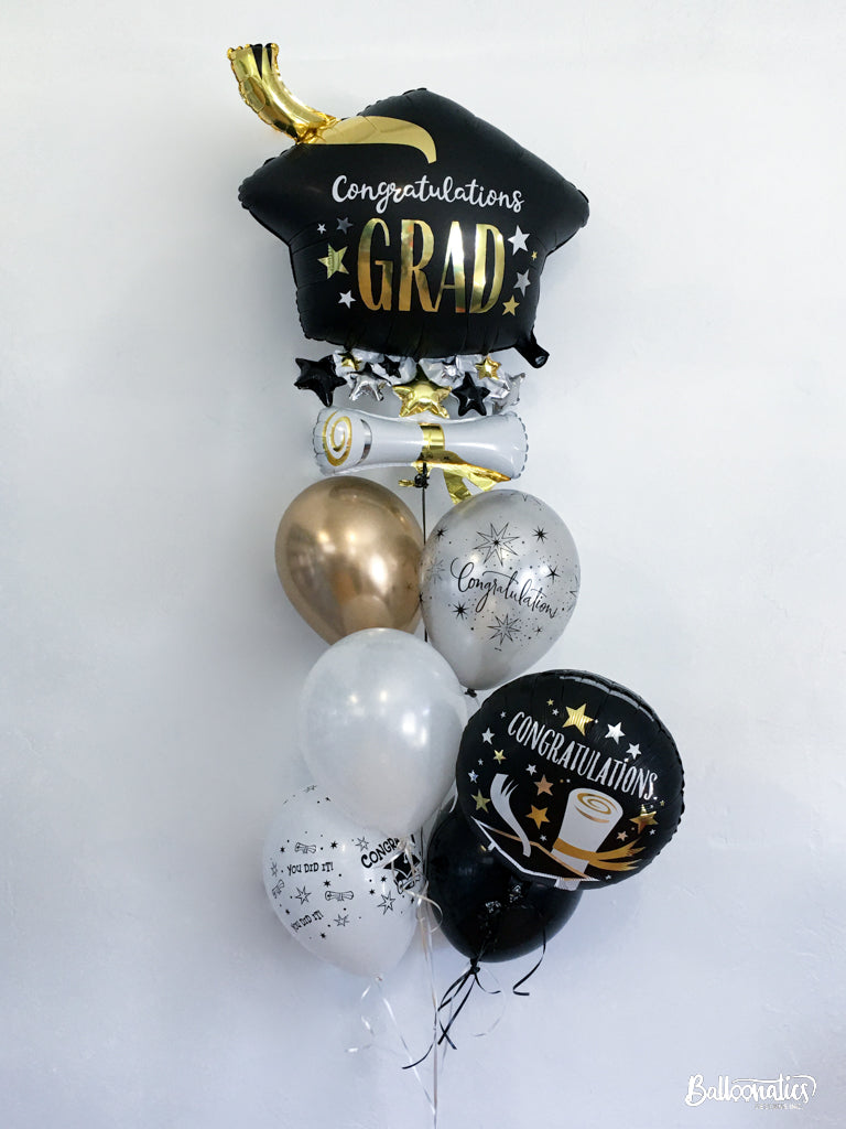 Graduation Helium Balloon Bouquet 19