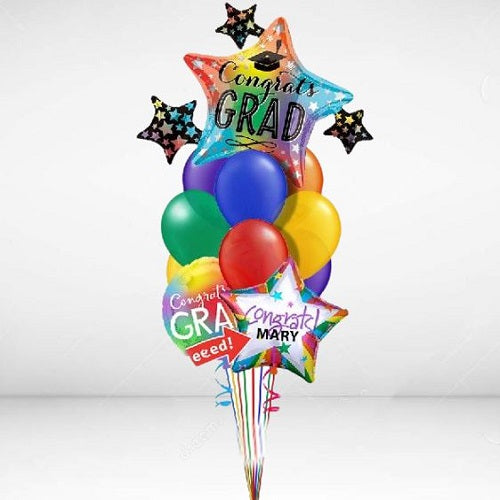 Graduation Helium Balloon Bouquet 2