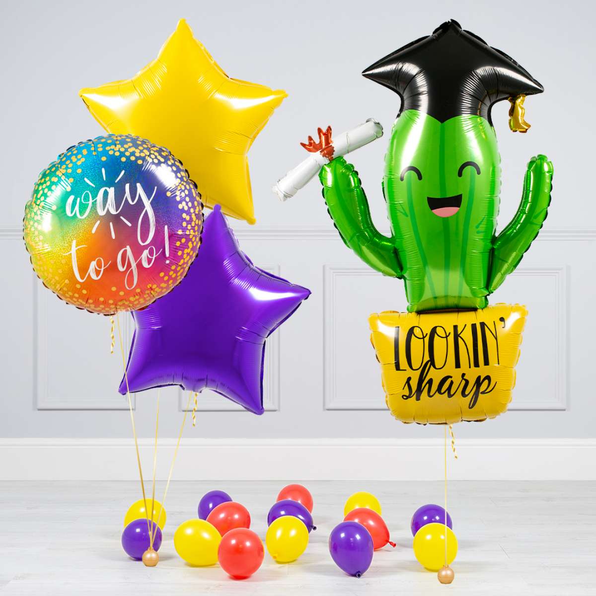 Graduation Helium Balloon Bouquet 22