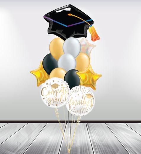 Graduation Helium Balloon Bouquet 24