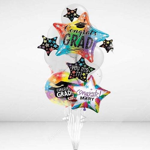 Graduation Helium Balloon Bouquet 3