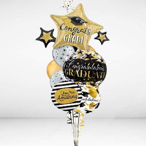 Graduation Helium Balloon Bouquet 4