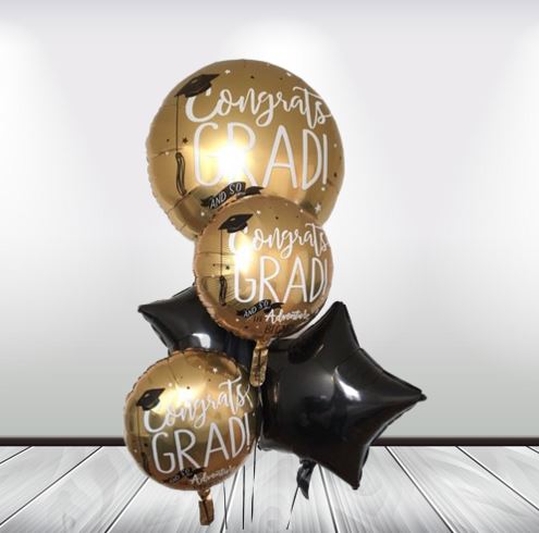 Graduation Helium Balloon Bouquet 40