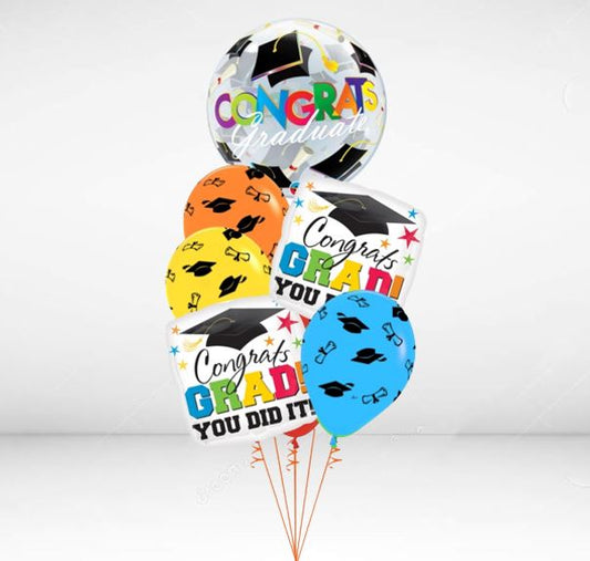 Graduation Helium Balloon Bouquet 41