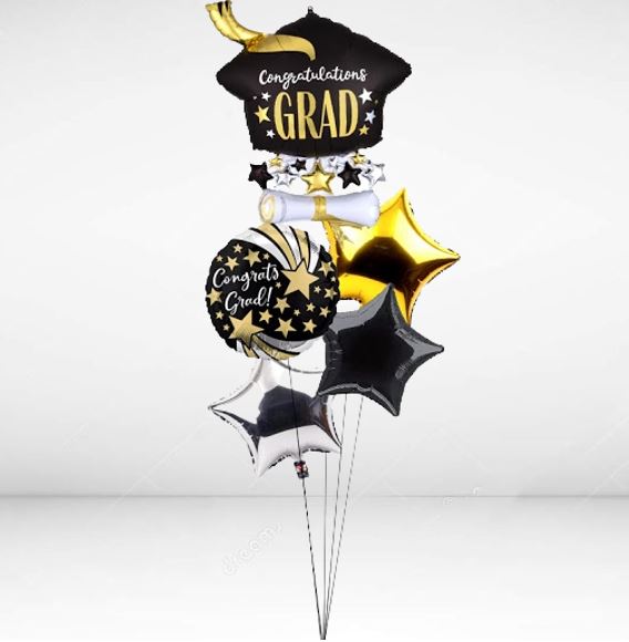 Graduation Helium Balloon Bouquet 44