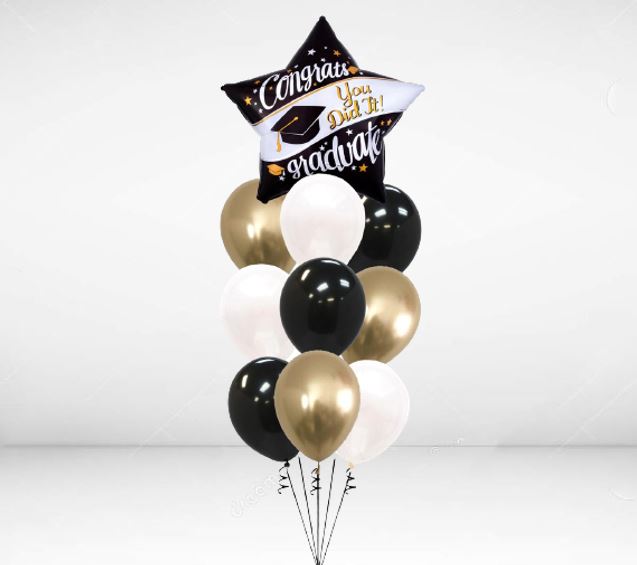 Graduation Helium Balloon Bouquet 52
