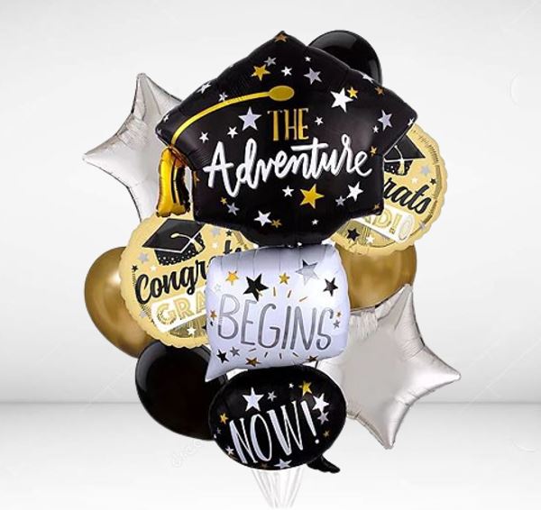 Graduation Helium Balloon Bouquet 54