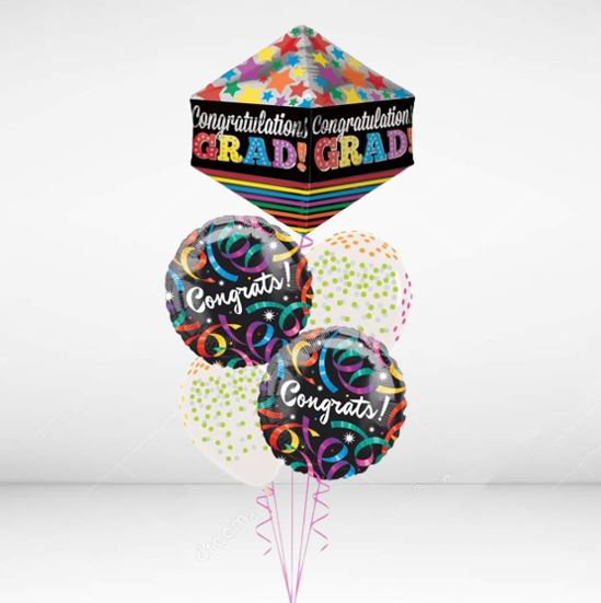 Graduation Helium Balloon Bouquet 63