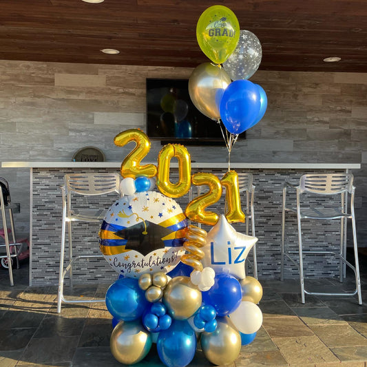 Graduation Helium Balloon Bouquet 65