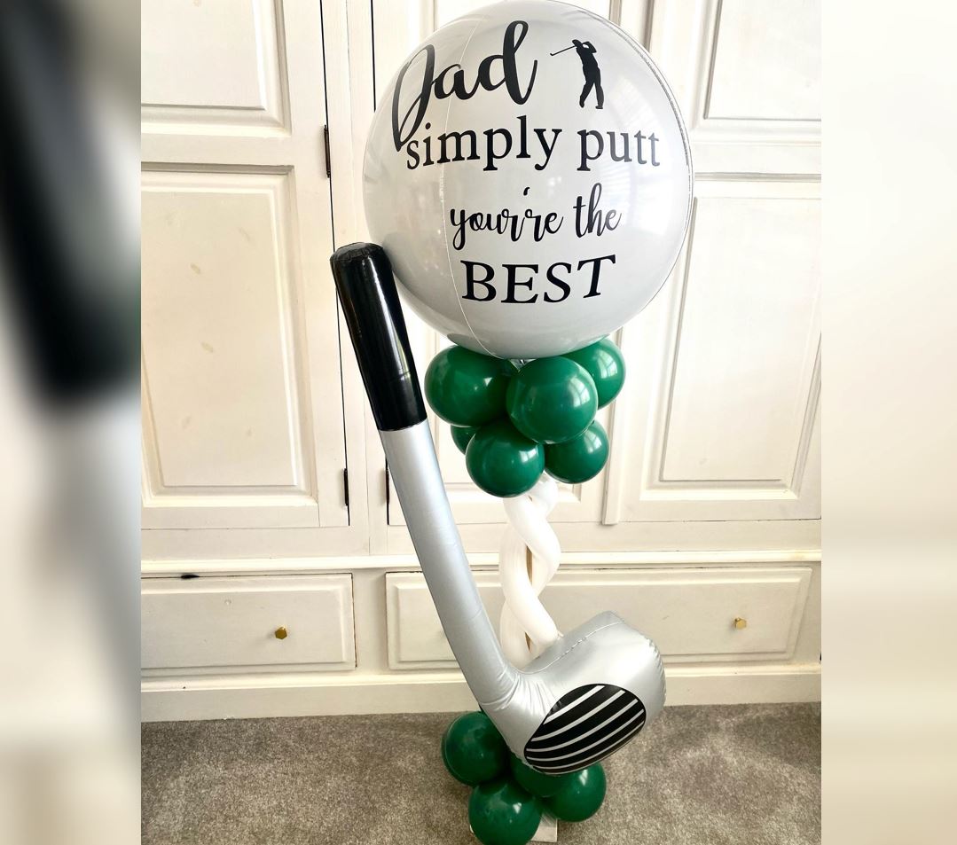 Golf Theme Dad You Are The Best Balloon Bouquet