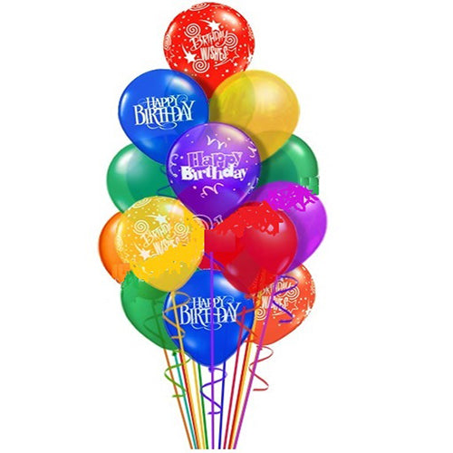 Party Balloon BIrthday Groovy Balloons Bouquet 