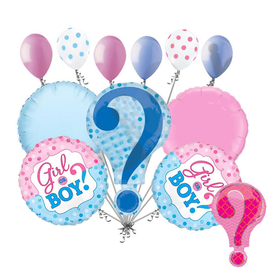 Blue Baby Grow Inflated Balloon Package