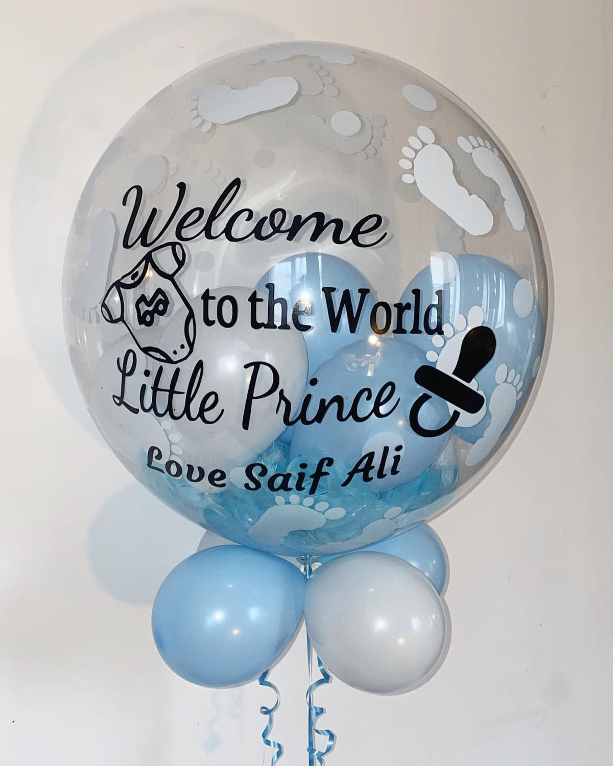 Confetti Bubble Balloon  Bouquet