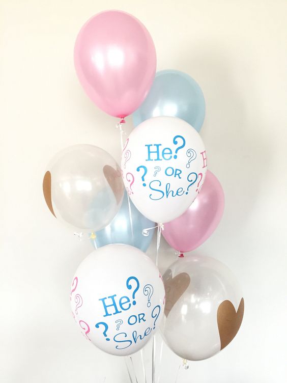 Party Helium Balloon Baby Shower Bouquet 9